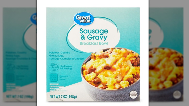 great value sausage gravy bowl