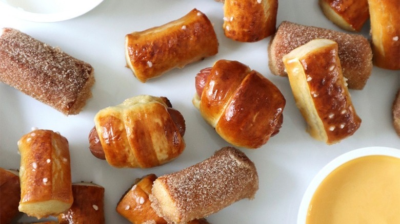 Variety of Auntie Annes pretzel nuggets