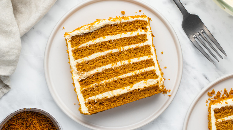 cake on a plate