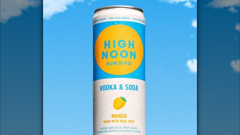High Noon Mango Seltzer can