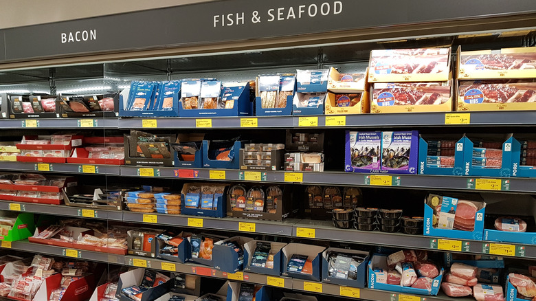 Aldi seafood aisle