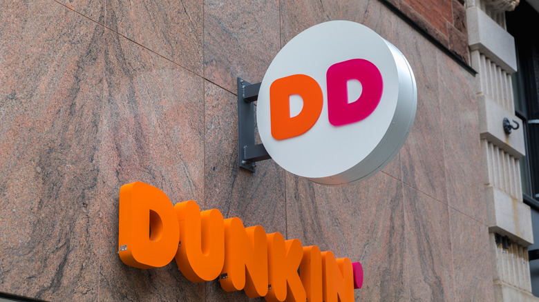 Dunkin' storefront with new name