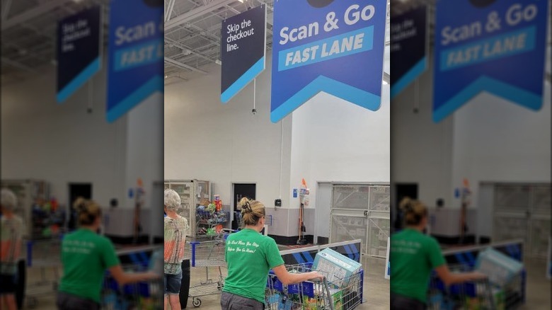 Sam's Club Scan & Go Fast Lane