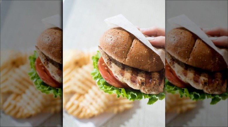grilled cfa sandwich 