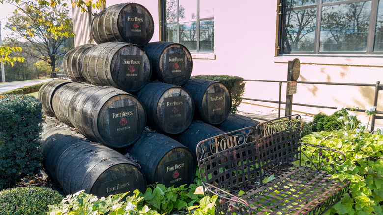 Four Roses barrels 