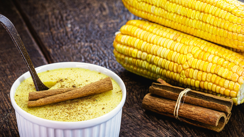 Sweet corn and grits